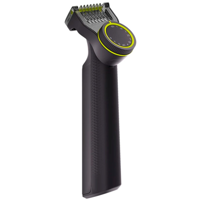 Philips триммер QP6532/10 черный, зеленый