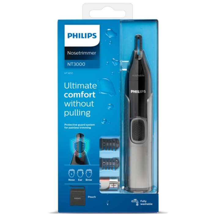 Philips триммер NT3650/16 черный, серый