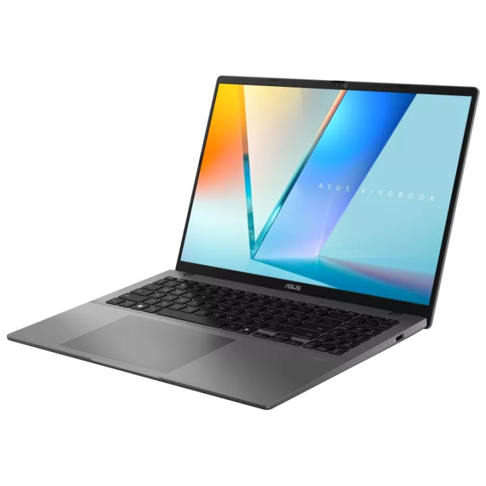 Ноутбук Asus 90NB16F1-M00H30 Vivobook S16 M3607HA-RP268 16' WUXGA(1920x1200) IPS 144Hz/AMD Ryzen 7 260 3,8GHz (8C)/16GB/512GB/AMDRadeonGraphics/Wi-Fi 6/BT5.3/IR+FHD Camera/BKLT/NoOS/1Y/Matte Gray