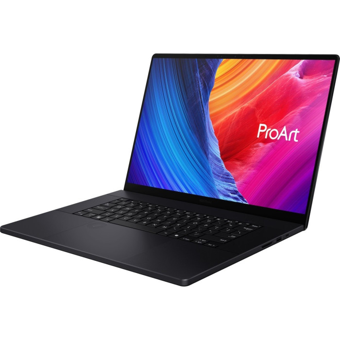 Ноутбук Asus 90NB17F1-M00280 ProArt P16 H7606WW-SE028X 16' 4K (3840 x 2400) Touch OLED 120Hz/AMD Ryzen AI 9 HX 370 up to 5.1GHz (12C)/32GB/2TB SSD/NVIDIA GeForce RTX5080 16GB/Wi-Fi 7/BT5.4/IR+FHD Camera/BKLT/Windows 11 Pro/1Y/Nano Black