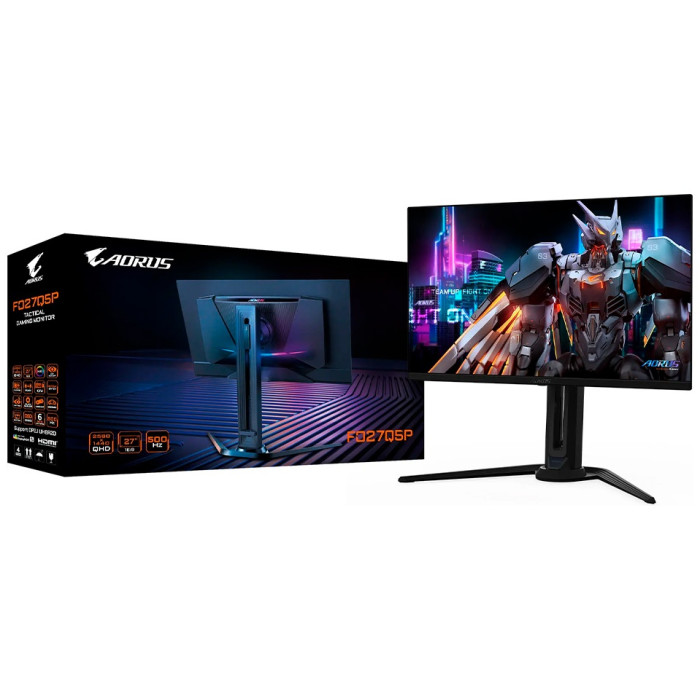 27' GIGABYTE AORUS FO27Q5P EK черный