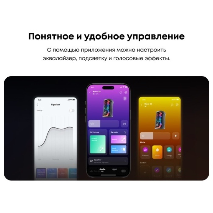 Портативная колонка Soundcore Rave 3S черный