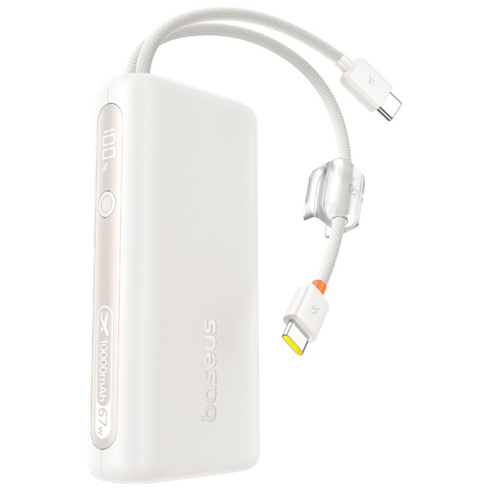 Портативный внешний аккумулятор Baseus EnerFill FC41 Power Bank 10000mAh 67W Off-White