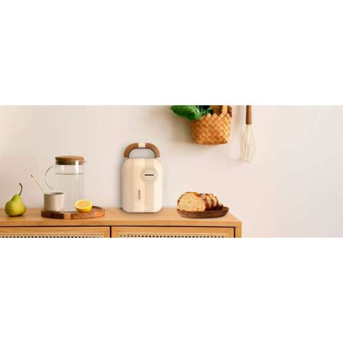 Сэндвичница Cecotec Rock'nToast Retro One бежевый