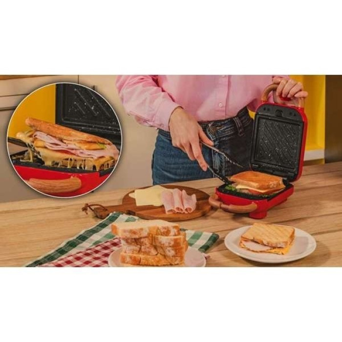 Сэндвичница Cecotec Rock'nToast Retro One бежевый