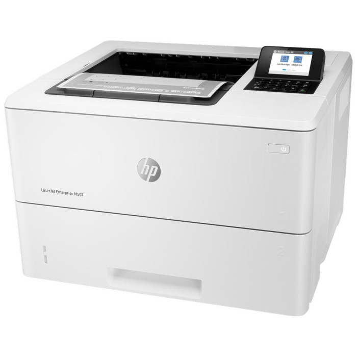 Принтер HP LaserJet Ent M507dn (ч/б., A4, 1200 dpi, 50 ppm, 512Mb, 2,7' QVGA LCD, HP LaserJet (~5000 стр.), Duplex)