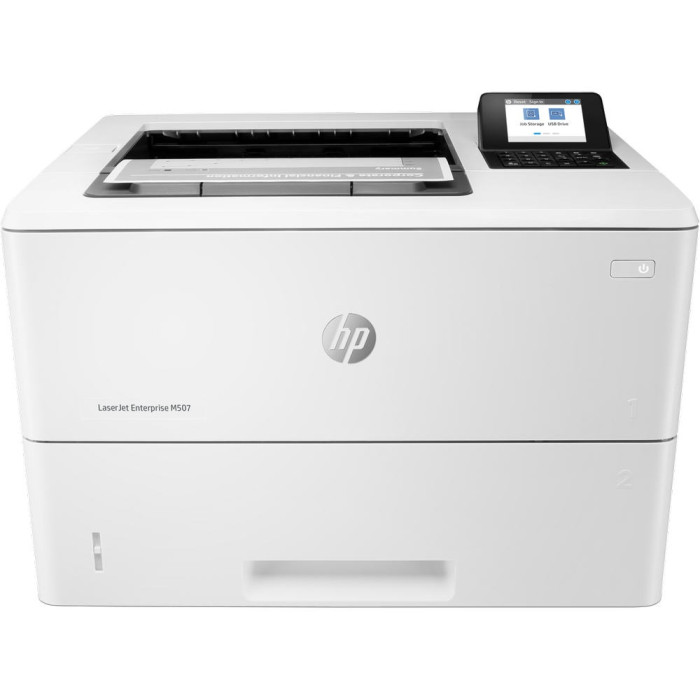 Принтер HP LaserJet Ent M507dn (ч/б., A4, 1200 dpi, 50 ppm, 512Mb, 2,7' QVGA LCD, HP LaserJet (~5000 стр.), Duplex)