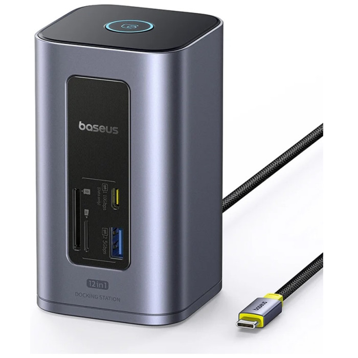 Док-станция Baseus NU1 Air Spacemate 12-in-1 Grey (B00568103813-00)