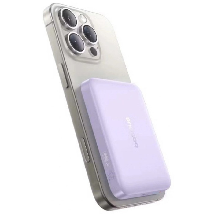 Внешний аккумулятор Baseus EnerFill FM11 Ultra-Mini PPFM11-1022 (P1008210E513-00) 10000 мАч 22.5 Вт светло-фиолетовый