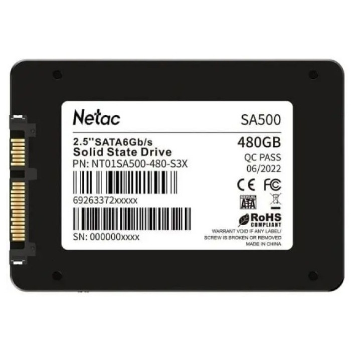 SSD Netac NT01SA500-480G-S3X 480 ГБ