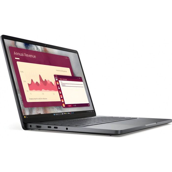 Ноутбук Dell/Pro 14 PC14250/3г/Core Ultra 7/255U/2 GHz/32 Gb/SSD/512 Gb/No ODD/Graphics/integrated/14 ''/1920x1200/Windows 11/Pro/64/Copilot+ PC; Fing