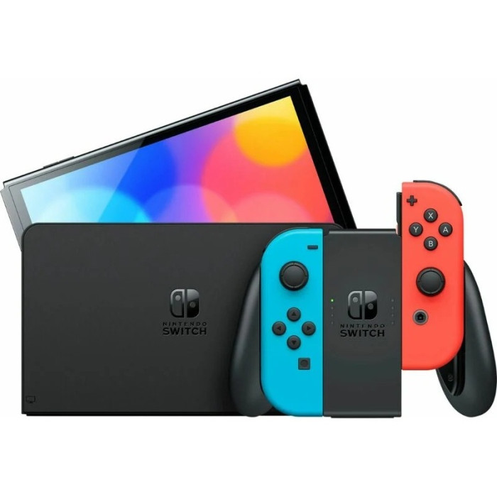 Nintendo Switch OLED красный-синий