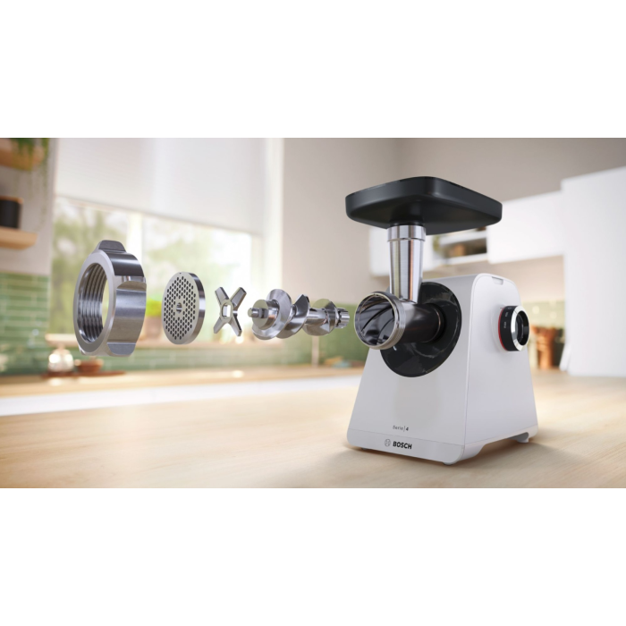 Мясорубка Bosch MFWS420W белый