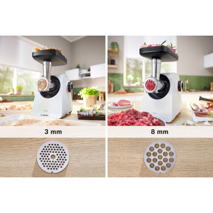 Мясорубка Bosch MFWS420W белый
