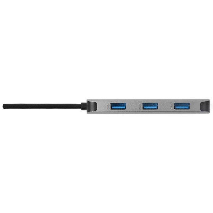 Док-станция Acer 7in1 Type C dongle: 1 x typeC, 1 x HDMI 4K60, 3 x USB3.2, 1 x SD/TF, 1 x PD, Gray