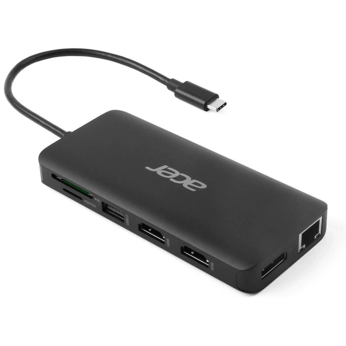 Док-станция Acer 12in1 Type C dongle HP.DSCAB.017 черный