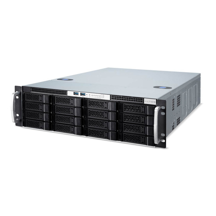 Сервер Altos S340 F6 2x550W/Xeon E-2356G/MEM 16G*1/M.2 512G/9361-4i/C13EU16A*2/No OS