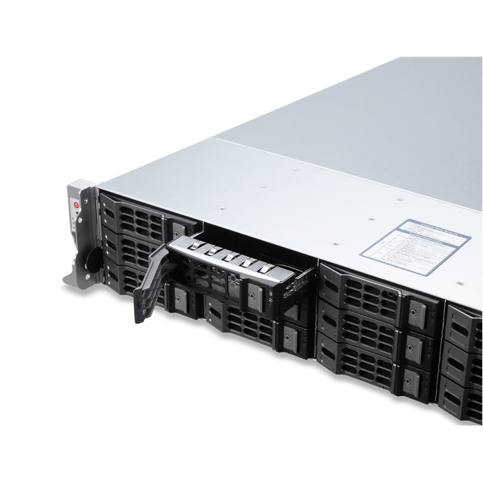 Сервер Altos R380 F6 12LFF 2x1200W/Intel Xeon 6530/MEM 32G 2/M.2 960G 2/VROC/SAS3916/10GbE 2xRJ45 00000000521