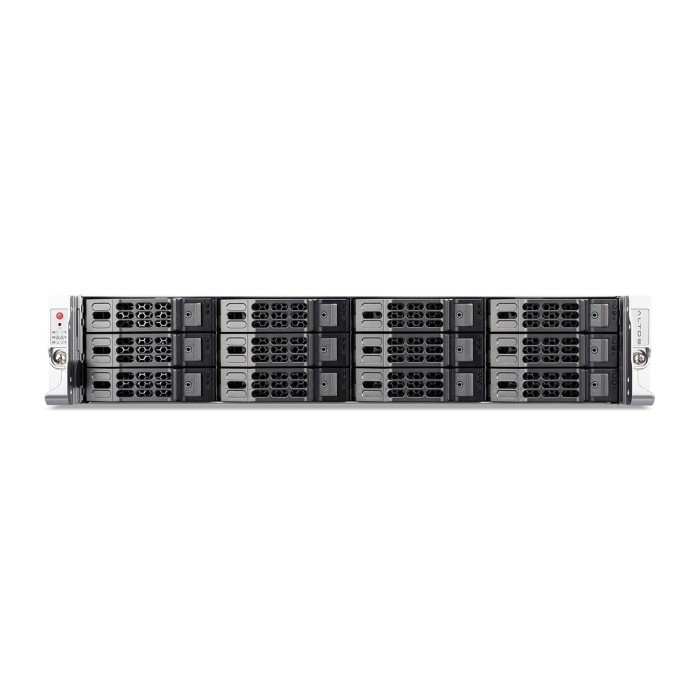 Сервер Altos R380 F6 12LFF 2x1200W/Intel Xeon 6530/MEM 32G 2/M.2 960G 2/VROC/SAS3916/10GbE 2xRJ45 00000000521