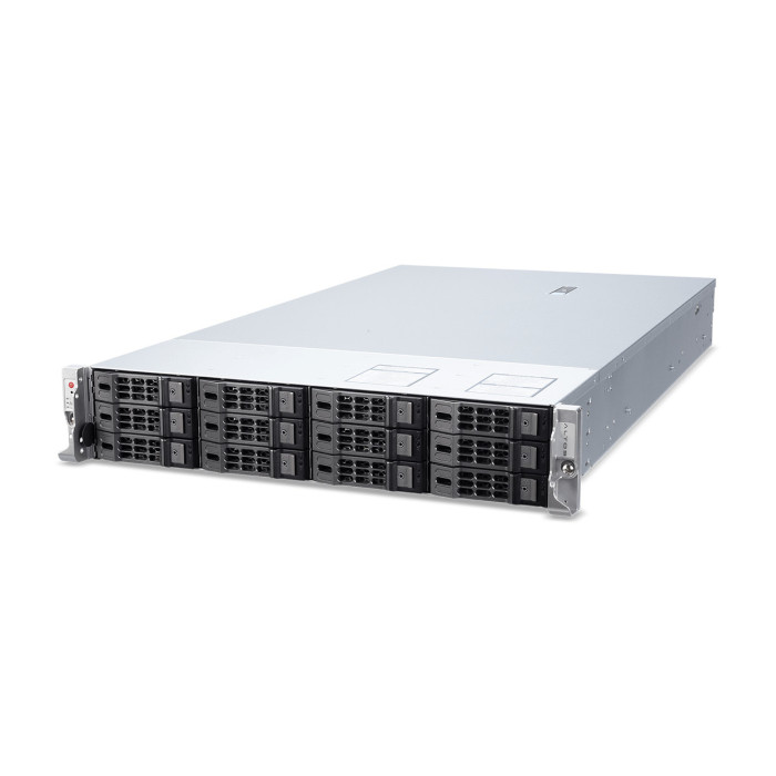 Сервер Altos R380 F6 12LFF 2x1200W/Intel Xeon 6530/MEM 32G 2/M.2 960G 2/VROC/SAS3916/10GbE 2xRJ45 00000000521