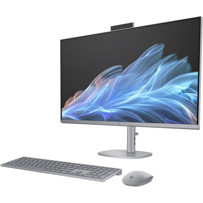 Моноблок HP D49KVEA OmniStudio X All-in-One 27-cs0020ci PC 27'' FHD (1920 x 1080) IPS/Intel Core Ultra 7 155H up to 4,8GHz (16Cores)/16GB/512GB/Integrated/Wi-Fi 7/BT5.4/5MP+IR Camera/USB mouse+keyboard/DOS/1Y/Meteor Silver