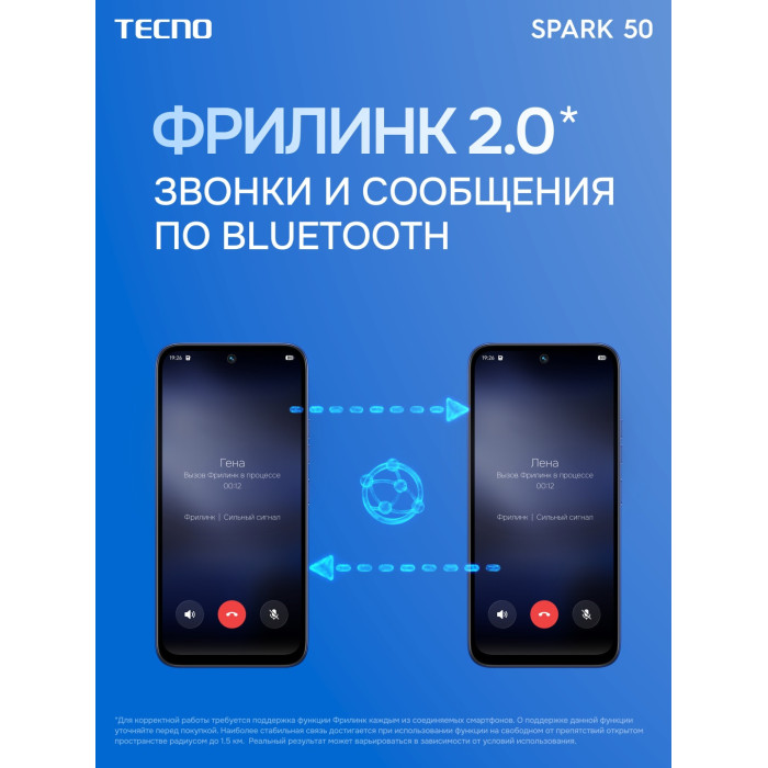 Мобильный телефон TECNO SPARK 50 (KN4n) 128+4 GB Titanium Grey