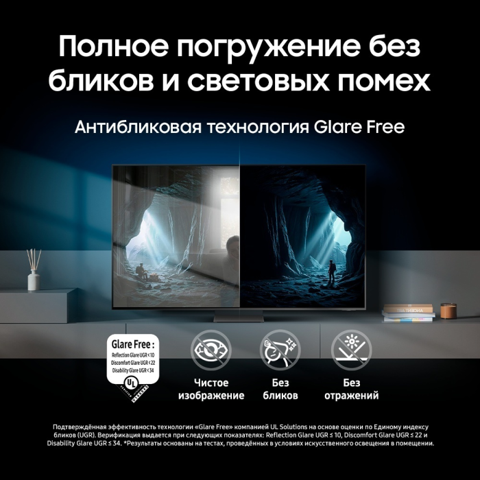 Samsung QE65S95FAUXCE 165 см черный