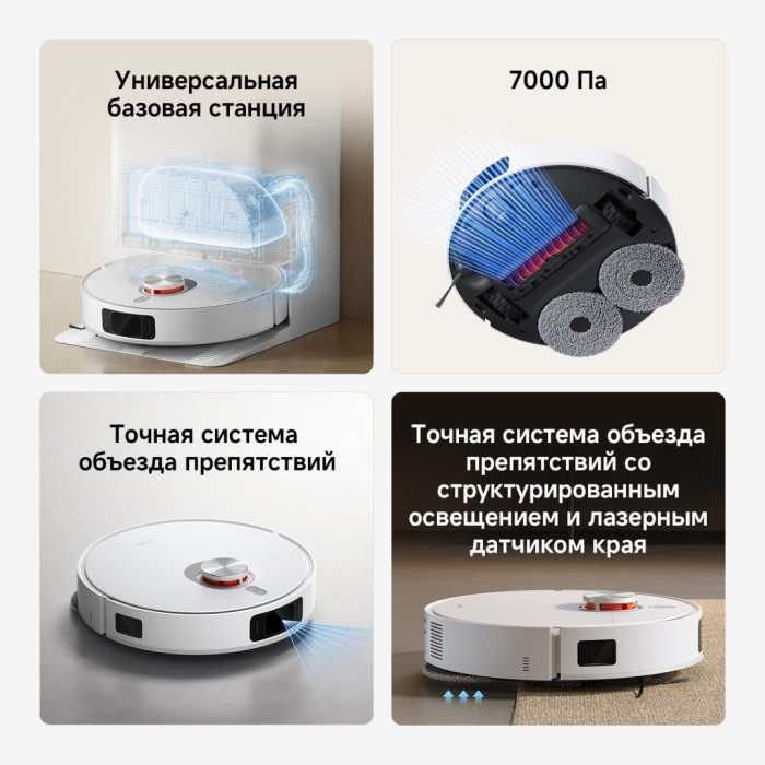 Xiaomi Robot Vacuum X20 Pro белый