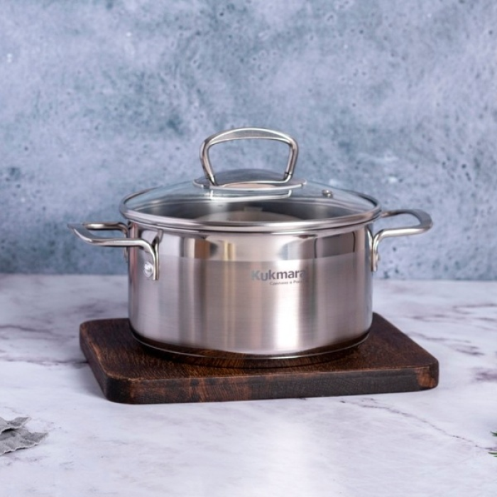 Кастрюля 2.5 л, Kukmara ORN-CA2518G алюминий