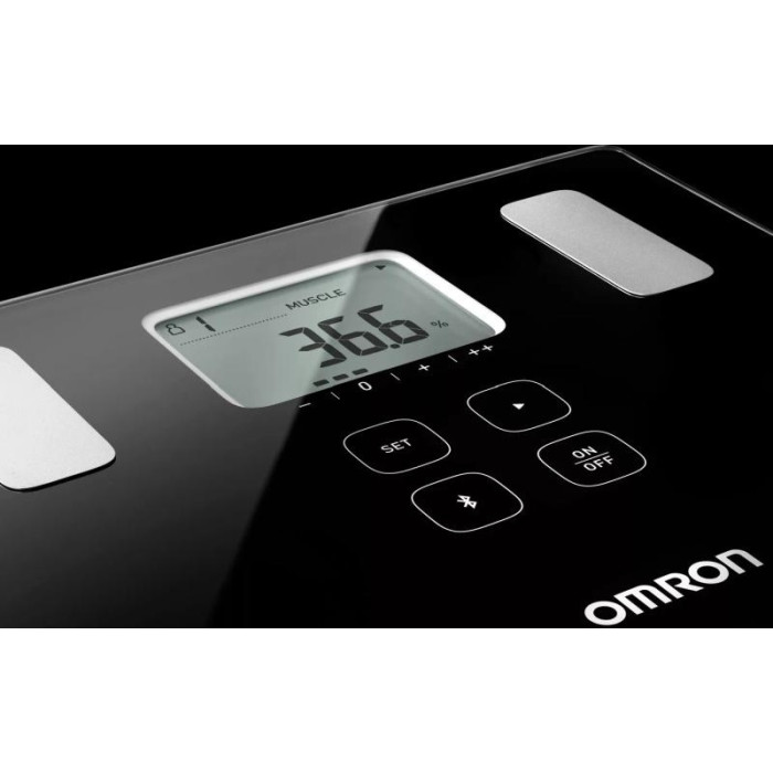 Напольные весы Omron электронные VIVA HBF-222T-EBK до 150 кг