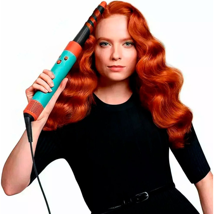 Dyson HS08 Airwrap Curly Coily стайлер оранжевый, бирюзовый