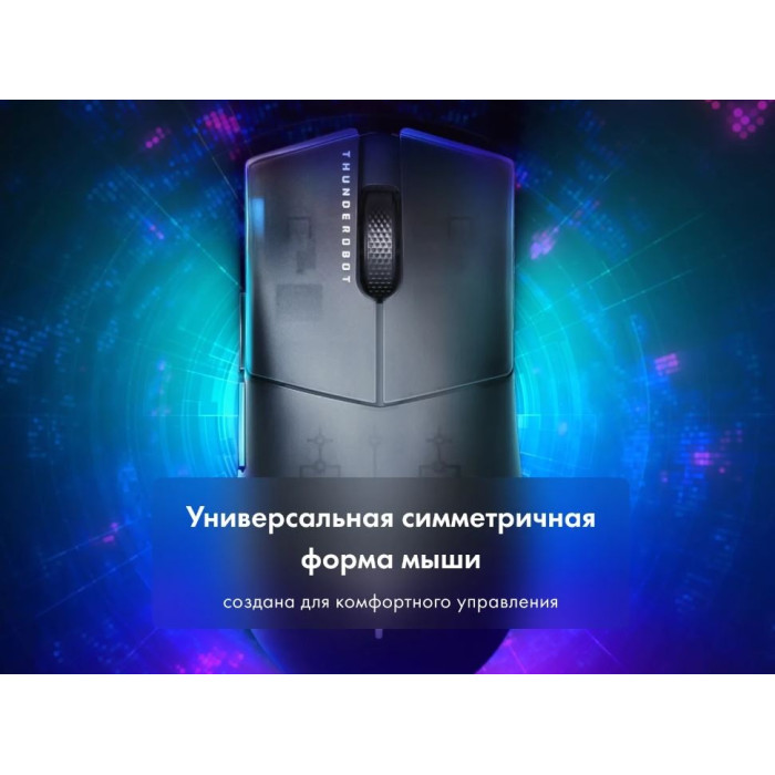 Игровая мышь беспроводная Thunderobot / ML903, Black Mist