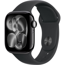 Смарт часы Apple / Watch Series 11GPS46mmJet Black Aluminium Case with Black Sport Band - M/L MEUX4R