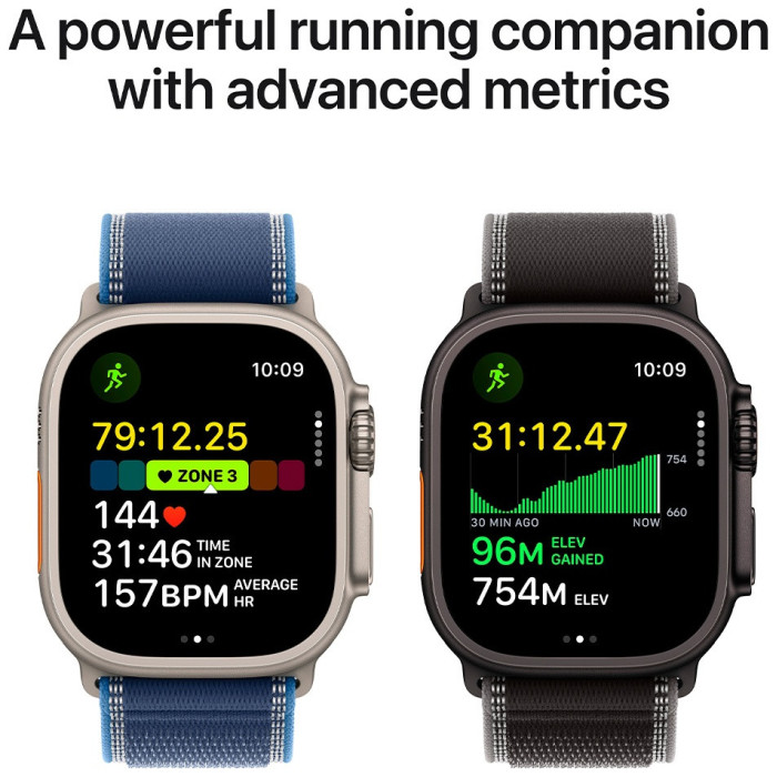 Смарт часы Apple / Watch Ultra 3GPS + Cellular49mmBlack Titanium Case with Black Alpine Loop - Large