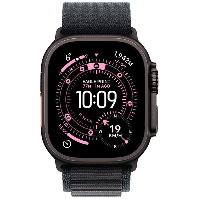 Смарт часы Apple / Watch Ultra 3GPS + Cellular49mmBlack Titanium Case with Black Alpine Loop - Large