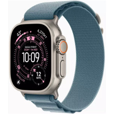 Смарт часы Apple / Watch Ultra 3GPS + Cel49mmNat Titm Case with Light Blue AlpLoop - M MEWM4QR/A '25
