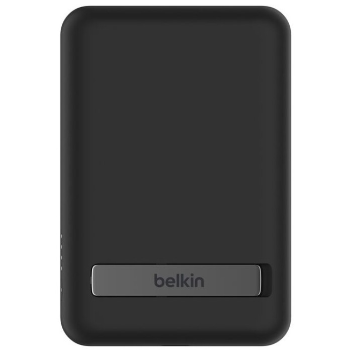 BELKIN 5K MAGNETIC WIRELESS POWER BANK + KICK STAND, BLACK