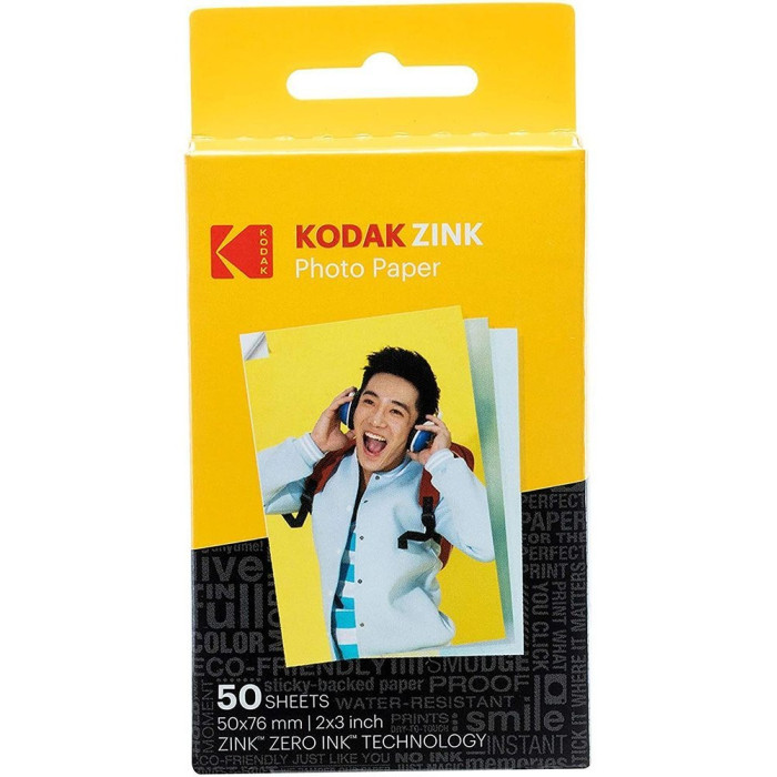 Kodak ZINK 50 бумага, 4R, 50 шт, глянцевое покрытие
