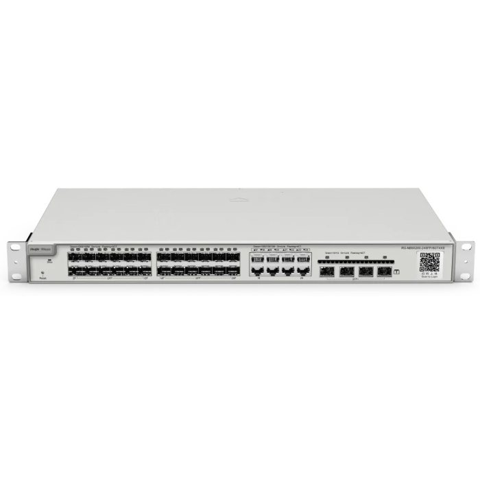 Коммутатор управляемый L3 Reyee RG-NBS5200-24SFP/8GT4XS, 8Gb x LAN, 24 SFP, 4 SFP+ Uplink