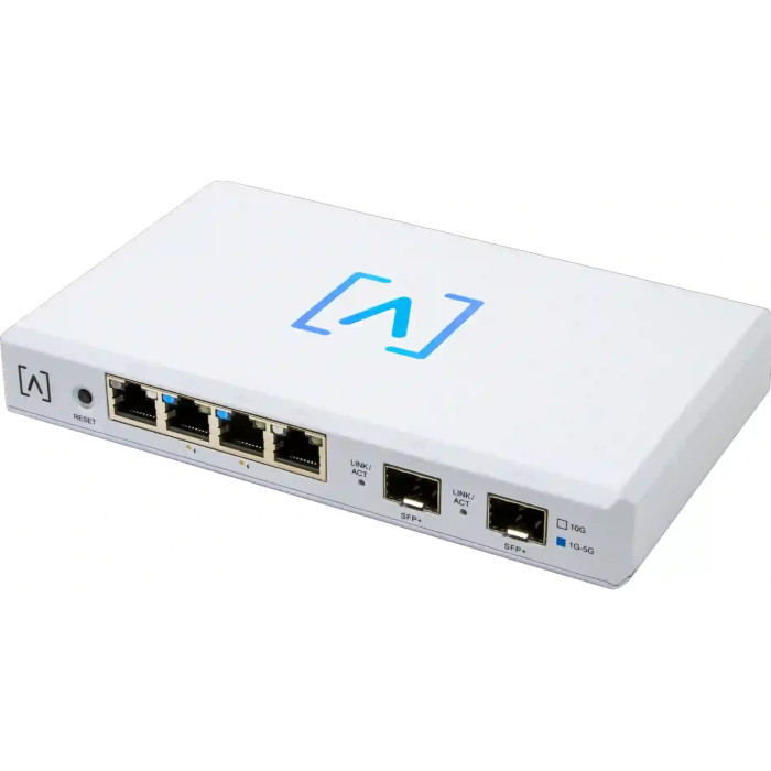 Маршрутизатор Alta Labs, ROUTE 10, Qualcomm, 4x2.5Gb LAN, 2xPoE+, 2xSFP+, BT, Mobile App