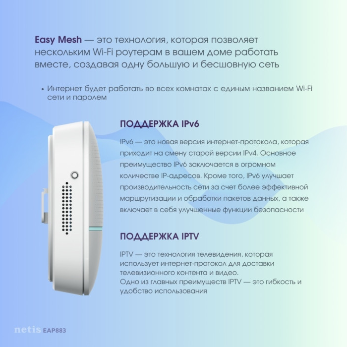 Wi-Fi точка доступа Netis EAP883