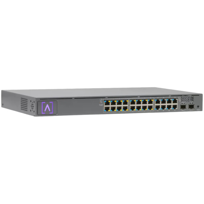 Коммутатор Alta Labs, S24-POE, 24xGb LAN, 2xSFP+, 16xPoE+, BT, Mobile App, IGMP, L2 layer, PoE 240W
