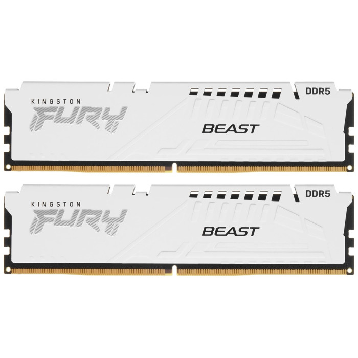 Модуль памяти Kingston Fury Beast White EXPO KF556C36BWEK2-32 DDR5 DIMM 32Gb KIT (2x16) 5600MHz CL36