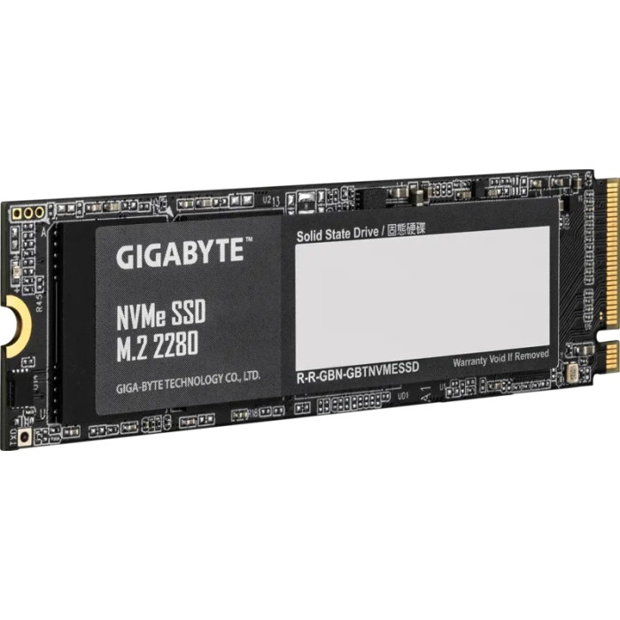 Твердотельный накопитель SSD 512Gb, PCIe3.0x4, GIGABYTE G3NVME512G, M.2 2280, NVMe1.3, R1900/W1200