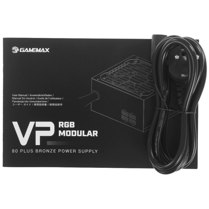 Блок питания Gamemax VP-800-RGB-M, 80+ Bronze