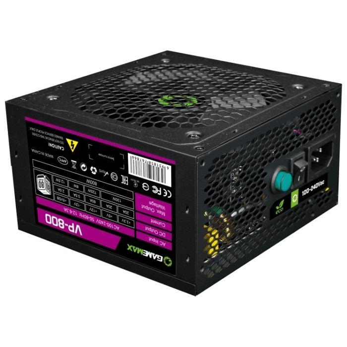 Блок питания Gamemax VP-800, 80+ Bronze