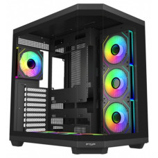 Case E-ATX midi tower FSP U580-BA, (без БП), Black 201998