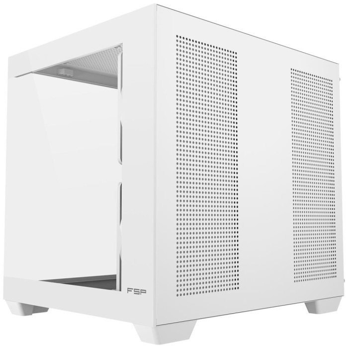Case mATX midi tower FSP S140-WA, (без БП), white