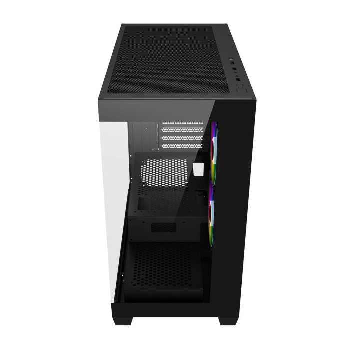 Case ATX midi tower FSP S340-BA, (без БП), Black