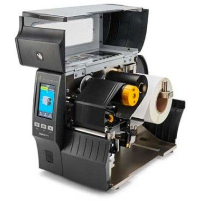 Принтер ZT411; 300 dpi, TT Printer ZT411; 4', 300 dpi, Euro and UK cord, Serial, USB, 10/100 Ethernet, Bluetooth 4.1/MFi, USB Host, Peel w/ Liner Take-Up, EZPL намотчик подложки